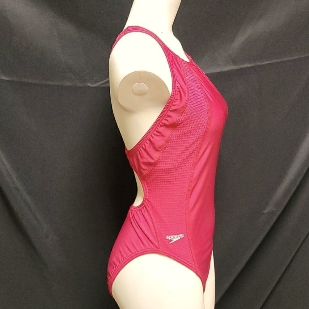 Speedo Raspberry Racerback Swimsuit — image 2 of 8